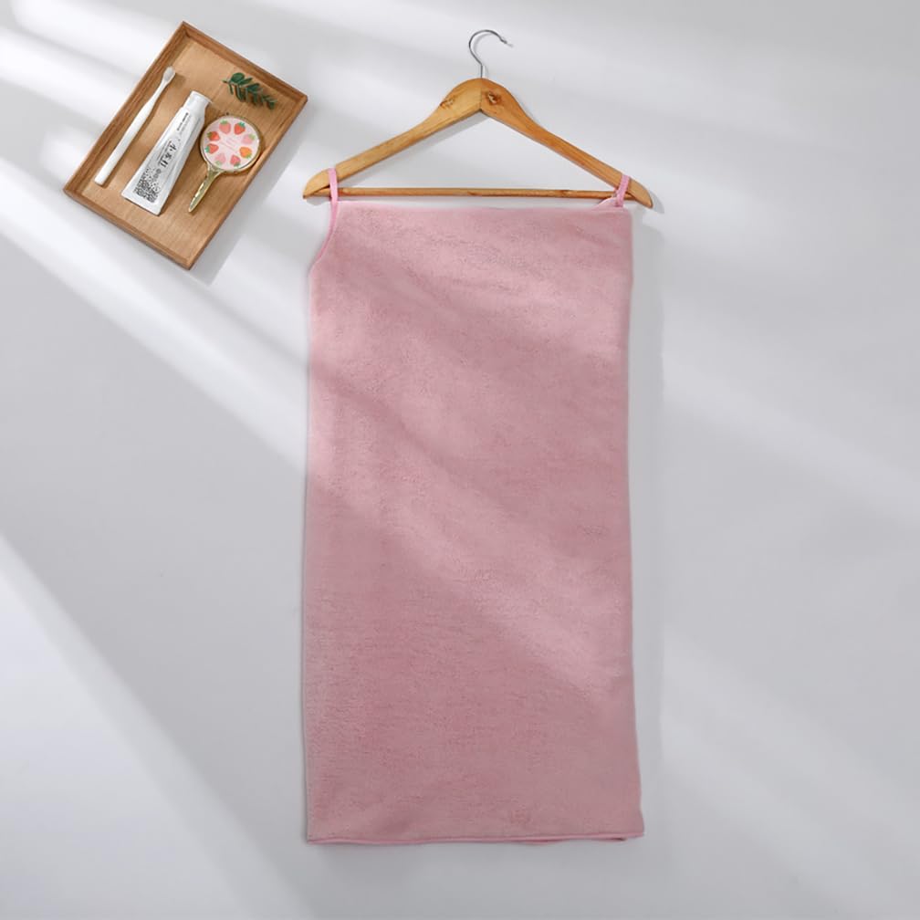 SJTJSPX Bath Wrap Towel Women Bathrobe Wrap For Spa/Shower/Sauna/Beach/Hotel/Gym Sling Bath Dress Towels Wrap Super Absorbent Bath Robe Sarong Towel Shower Skirt Towelling Robe Cover-Up - Image 2
