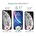 MOVOYEE Design for iPhone XR Case, Transparent, Stand Magnetic Ring, Shockproof Silicone Hard Back Cover for Apple iPhone XR 6.1 Inch Black