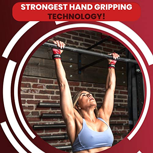 Bear Grips 2, 3 And No Hole Carbon Hand Grips For Cross Training | Padded Wrist Straps | Ultra Thin Pull Up Grips For Men & Women| Wods| Gymnastics Grips| Gym Hand Grips | Weightlifting Gloves. #TOP6