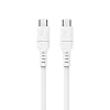 AT&T Professional Series Premium USB-C to USB-C Cable Compatible with iPhone iPad | 8ft Extended Reach Fast Charging Cord | Durable Design for Maximum Flexibility | White