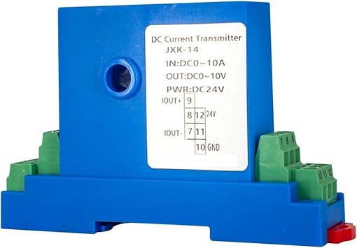 Pressure transducer 0-50A 0-1000A Hall Sensor Split Core Hall Current Transducer 4-20mA/0-5V Output Electrical Current Transmitter12mm,DC 0-20A-1-5V-DC24V