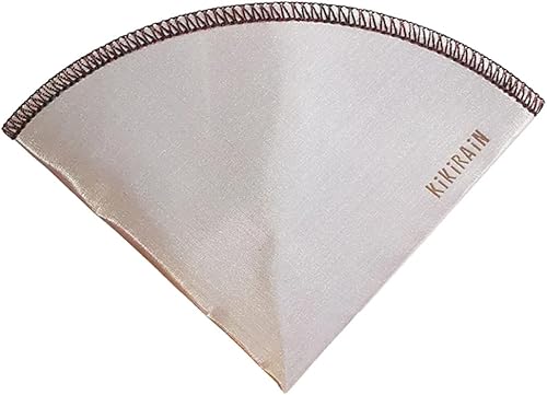DOITOOL Filtros para cafetera de acero inoxidable, colador de café reutilizable, gotero de café, filtros de goteo de acero inoxidable