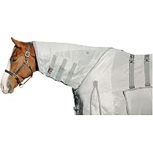 Schneiders Soft Interlock Mesh II Fly Neck Cover for Horses | 80% UV Protection & SilverTek Lining | Breathable & Durable | Insect Protection