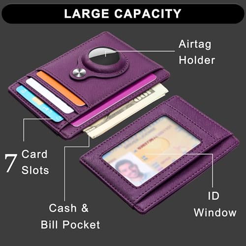 Slim Minimalist Wallet with AirTag Holder - $9.99 (38% Off) - Image 4