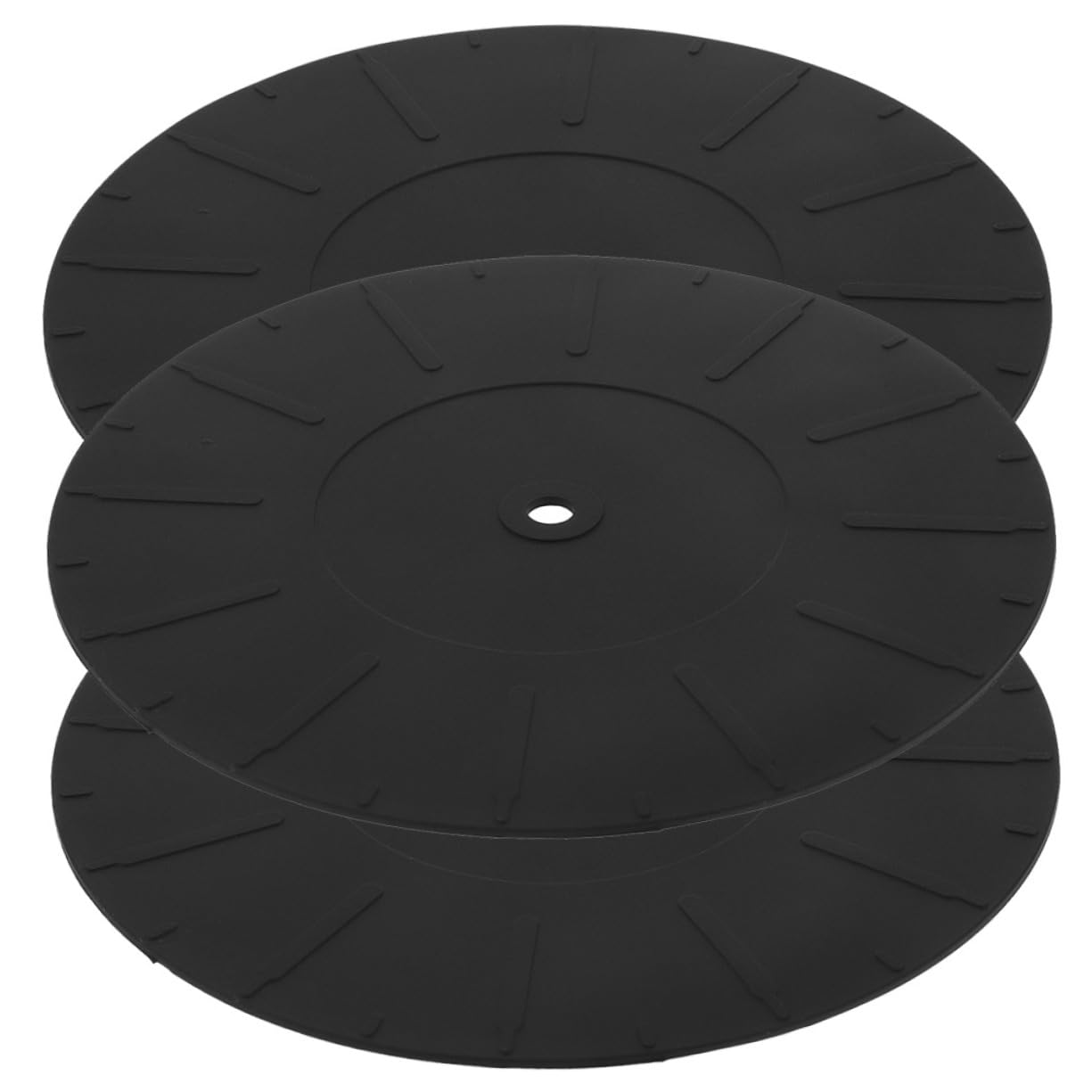 ERINGOGO Turntable Accessory Anti-static Recorder Slipmat Silicone Vinyl Record Pad 3pcs Set