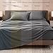 Bare Home Super Soft Fleece Sheet Set - Twin Extra Long Size - Extra Plush Polar Fleece, No-Pilling Bed Sheets - All Season Cozy Warmth (Twin XL, Grey)