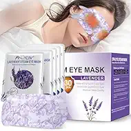 30 Packs Steam Eye Mask Lavender,Warm Compress for Dry Eyes Sleep Mask,Hot Auto Heated Eye Masks Relaxing Items for Women Moist Heat Soothing Eye Fatigue,Disposable Eye Mask for SPA Essentials