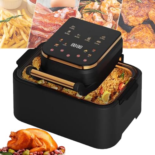 Freidora de Aire Visual 12L, Horno Inteligente 1400W