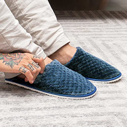 Chinelo Pantufa de Microfibra Pollo - Appel - Azul Noturno
