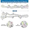 5 Natural Cotton Dog Toys Set