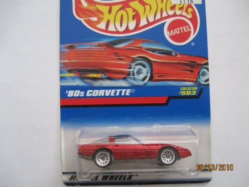 80s Corvette 1996 Hot Wheels Rojo miniatura 1