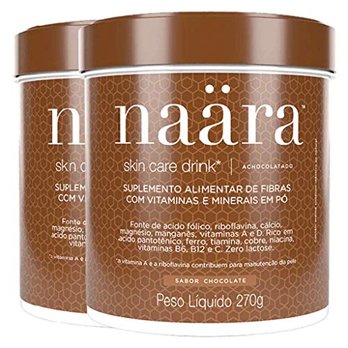 Kit 2 Colágeno Hidrolisado Naara Skin Care Drink Achocolatado 270G ? Jeunesse