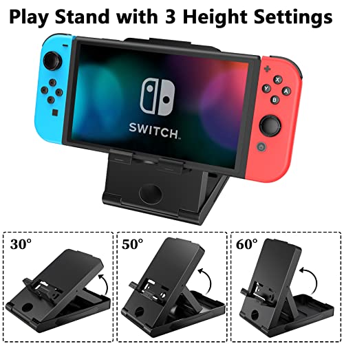 Image of HEYSTOP Thermoplastic Polyurethane Case & Accessories Kit for Nintendo Switch