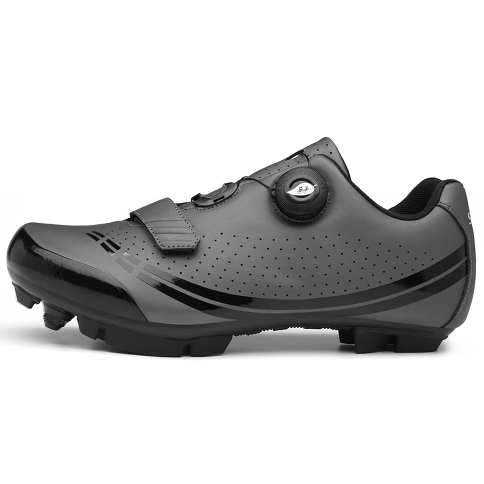Fahrradschuhe Herren Damen Mountainbike Schuhe Radsportschuhe kompatibel mit SPD 2 Schrauben mit Cleats Atmungsaktive Outdoor-Radschuhe Fahrrad Indoor Schuhe