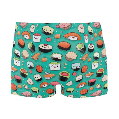 Sushi Food Mens Swim Trunk Swimwear Bathing Suit Swim Brief Square Leg Board Short S B0403769