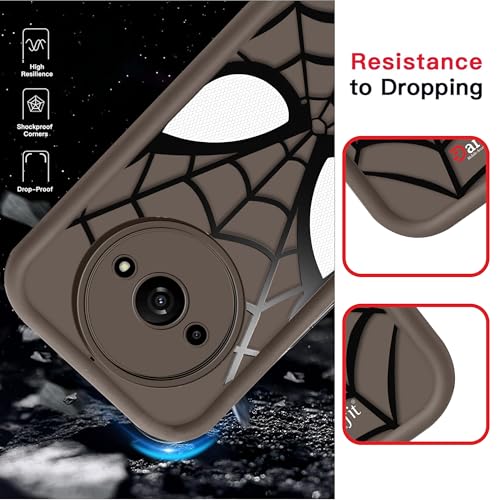 Image of DARKFIT Back Case Cover Compatible for Poco C61 | Soft Silicone | Camera & Body Protection | Shock Proof | Color Brown | Pack of 1