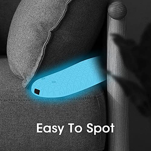 Remote Case/Cover for Original Sky Q Voice Remote Control SKY135,Silicone Protective Case Holder Proetctor Skin for SKY Q TV Remote Control,Shockproof Sky Remote Battery Back Cover Protector-Glowblue