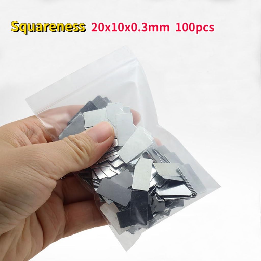 Amazon.co.jp: 100 個の極薄丸鉄板、0.3 ミリメートル 0.5