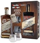Vecchio Amaro del Capo Riserva del Centenario cl. 70 - confezione con 2 pregiati bicchieri da degustazione.
