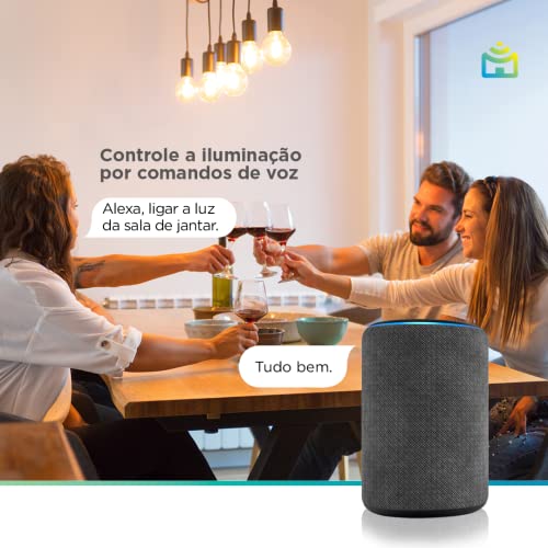 Smart Lâmpada Retrô Wi-Fi Positivo Casa Inteligente, Filamento LED 7W, Bivolt - Compatível com Alexa
