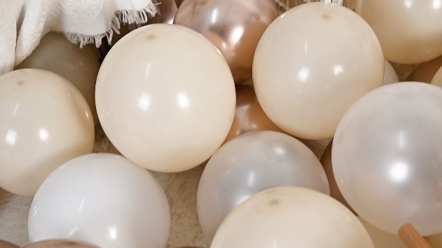 Witte en Gouden Ballonnen, 50 stks Ballonnen Beige Wit Goud Zand Wit Goud Ballonnen voor Verjaardag Bruiloft Babyshower Decoraties Verlovingsdecoraties Bruidsdouche 12 inch