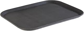 APS 516 Serviertablett Non Slip GN 1/1, 53 x 32,5 cm, Höhe 2,5 cm, rutschfeste Oberfläche, schwarz