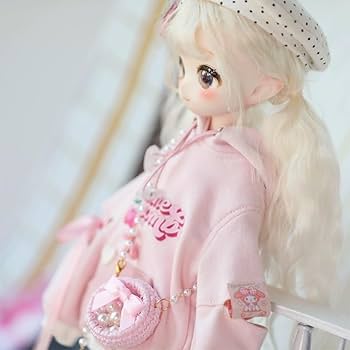 Amazon.co.jp: BJDドール衣装オーバーサイズパーカー 4分と6分