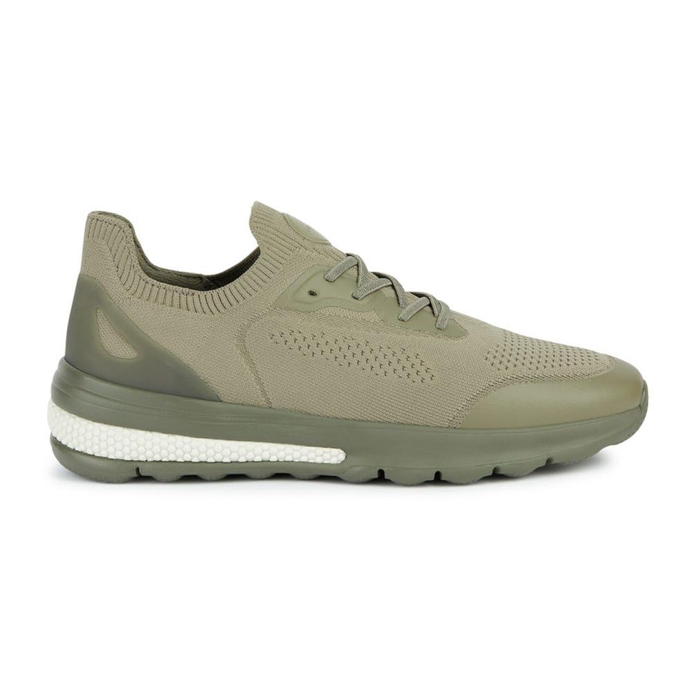 Geox Men's U Spherica Actif Sneaker, Sage, 10.5 UK