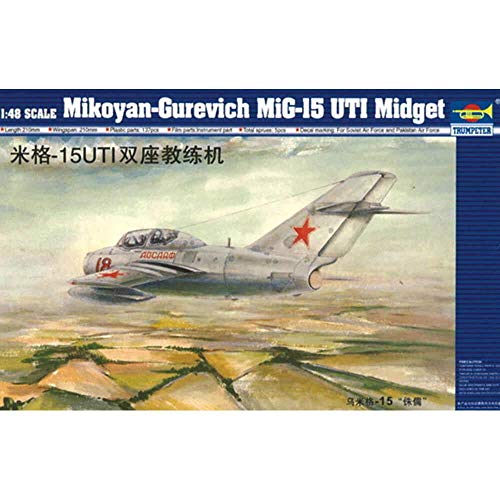 Kit MIG-15 UTI Midget Trumpeter 02805 : une maquette d'avion d'exception aux finitions premium