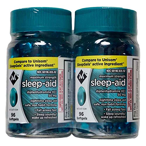 Member's Mark Maximum Strength Sleep Aid - 2/96 SoftGels - Total 192