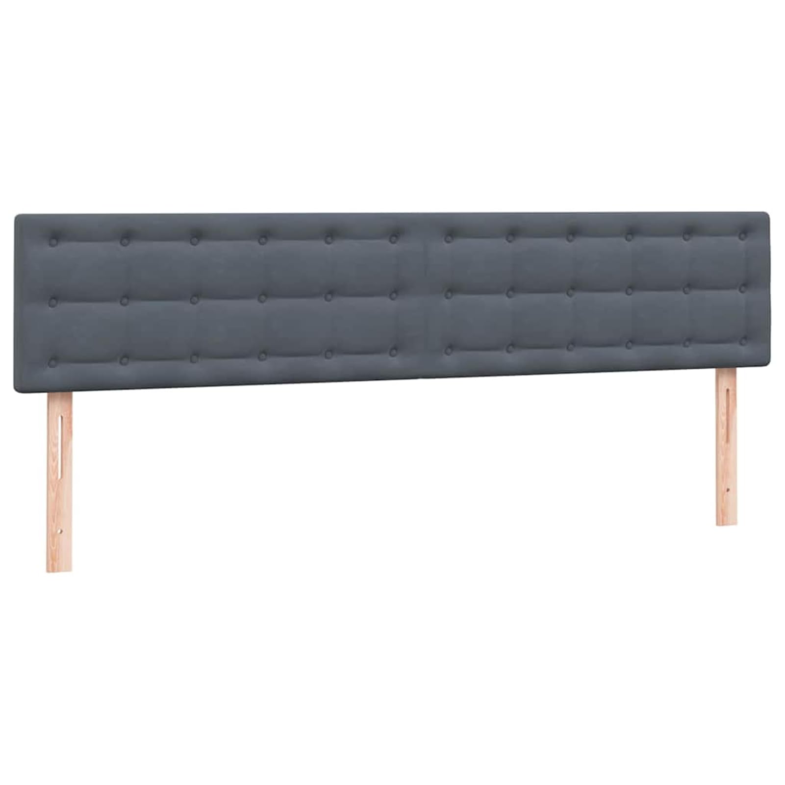 ATOMSTACK MAKER Letto a molle, 180 x 210 cm, con materasso a molle insacchettate, rivestimento in velluto grigio scuro, testiera regolabile in altezza e cuscino traspirante lavabile, per camera da