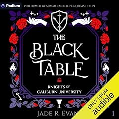 The Black Table Audiolibro Por Jade R. Evans arte de portada