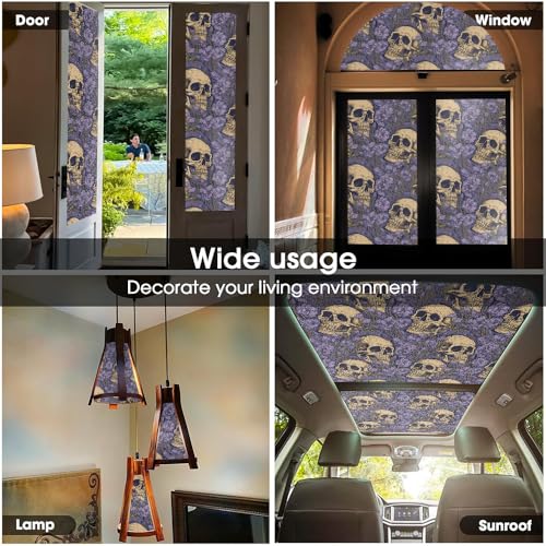 Vinilo decorativo para ventanas 15.7x118 pulgadas morado miniatura 5