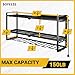 SOYEEZE Power Tool Organizer with Charging Station,Garage 8 Drill Holder Wall Mount Built in 8 Outlet Power Strip,Power Tool Storage Rack, Utility Tool Organization Gift for Dad/Husband/Boyfriend