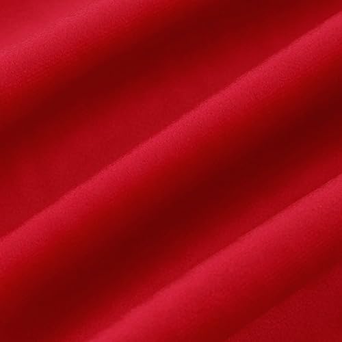 Miniatura 4 de JIAHANNHA Juego de 2 fundas de almohada de terciopelo rojo para sofá dormitorio sala de estar y automóvil 18 x 18 pulgadas