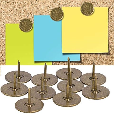 HEEPDD 100Pcs Bronze Upholstery Nails for Furniture Cover