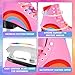 LEVYTEMP Women's/Girls Figure Ice Skates - Youth Pink Rainbow Figure Skating Shoes with Two Insoles - Comfortable, Safe Indoor Outdoor Rink Size US 8