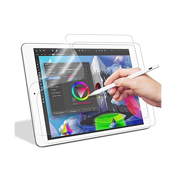 [2 Stück] Paperfeel Matte Papier Schutzfolie für iPad 10,2 Zoll (iPad 9/8/7 Generation) Displayschutzfolie zum Zeichnen…