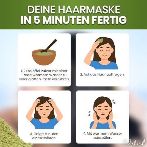 VIRHEA Sidr Pulver 250 g – natürliches Jujubeerpulver für Haar und Gesicht – Qasil Ayurvedisch feuchtigkeitsspendend und Volumenmittel – Haarpflege und Maske für Wachstum und Volumen