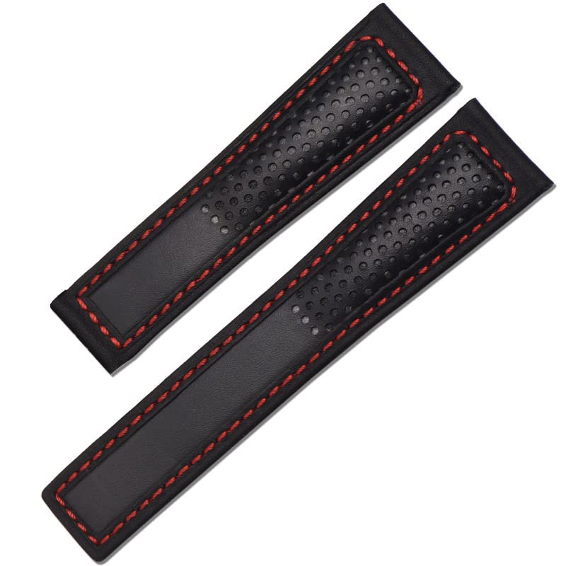 Bande de montre en cuir vachette 22 mm bracelet montre homme
