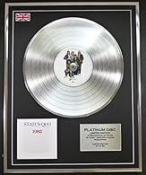 A Limited Edition Cd Platinum Disc Record Limited to only 50
