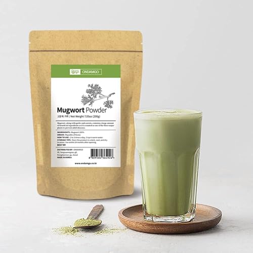 Miniatura 3 de ONDAMGO Polvo de artemisa pura 7.05 oz  Superalimento coreano para un flujo saludable 7.05 onzas (polvo de artemisa)