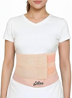 Lillas Dual Strap support Postpartum Belly Band After Delivery for Women – Adjustable Waist, Belly & Pelvis Support Belt –... Price In India