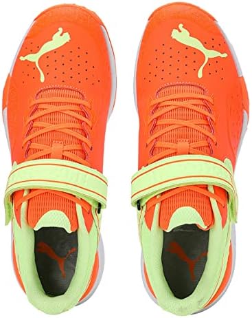 Puma Mens Bowling 22.1 Cricket Shoe Review - Ultra Orange-Fast Yellow-White | Image 6
