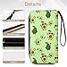 Fashion Wallets, Multi-Functional Lightweight, Unisex Handled Wallet, Passport Holder, Avocado Fruit