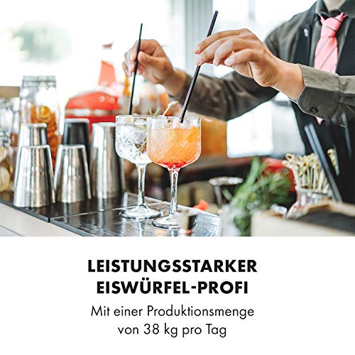 Klarstein Glacial XL Eiswürfelmaschine für Bars und Restaurants