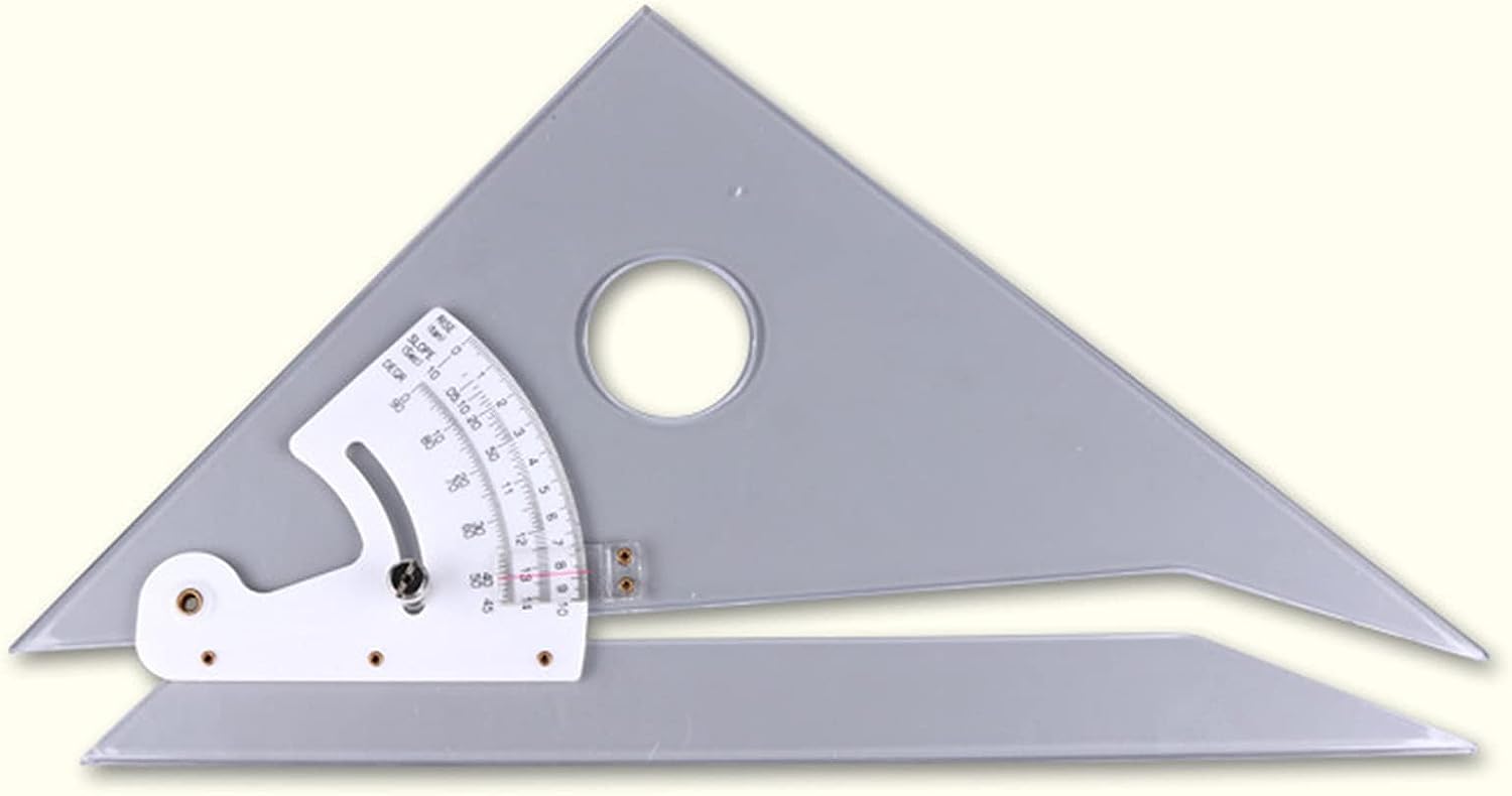 Amazon.co.jp: 10インチ 三角定規 自在勾配定規 建築製図用