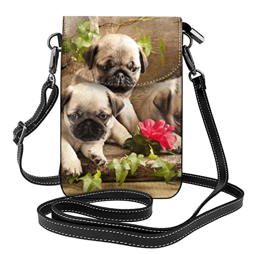 Sac téléphone portable motif berger allemand cadeau pour femme
