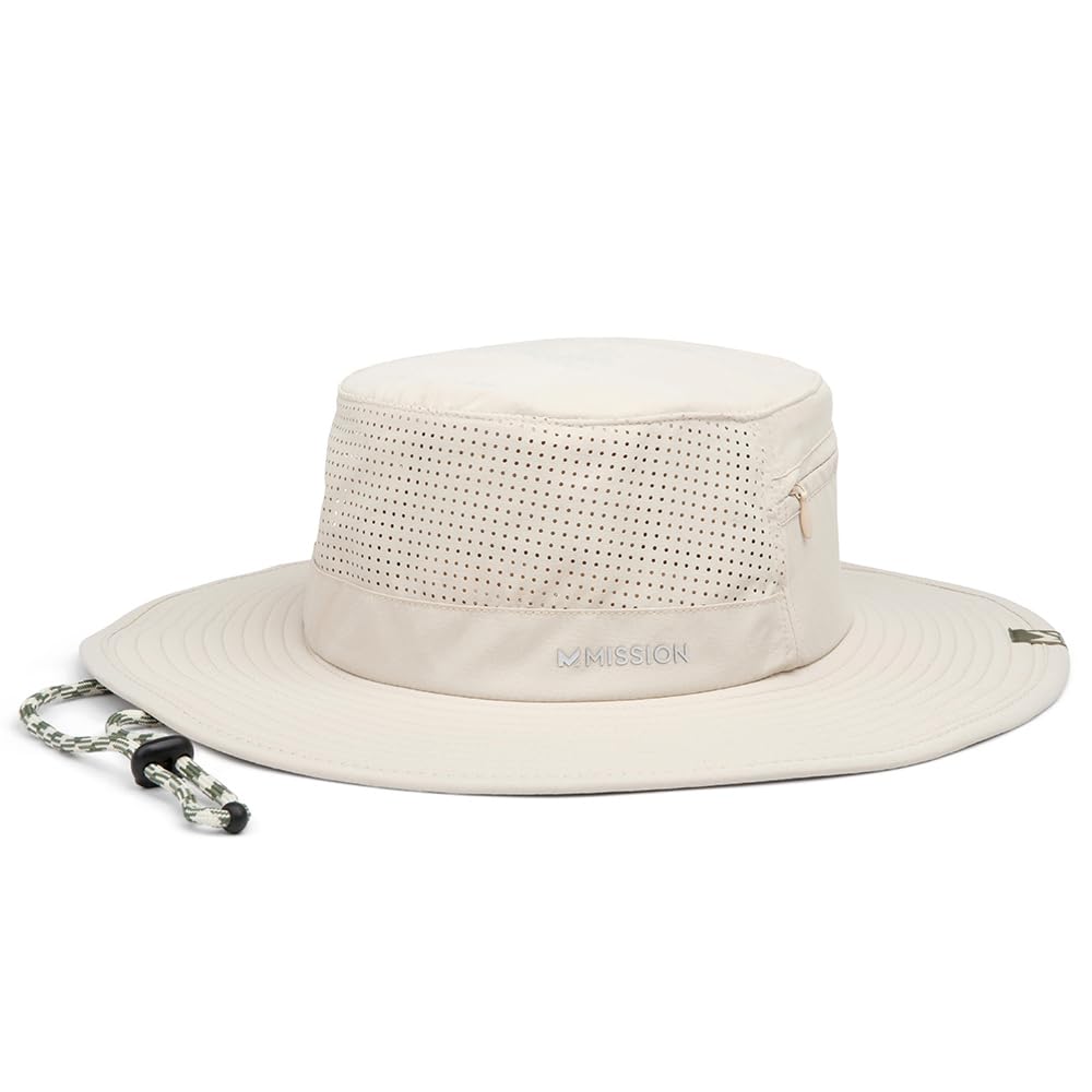 MISSION Cooling Anywhere Boonie Hat - Unisex Wide-Brim Hat for Men & Women - Cools Up to 2 Hours - UPF 50 Sun Protection
