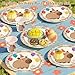 Juego de Capibara Vajilla para Fiesta Infantil Capybara Platos Vasos Servilletas Mantel Guirnalda Happy Birthday Suministros Mesa Infantil Niño Niña Tema Animales para 10 personas Imagen de Juego de Capibara Vajilla para Fiesta Infantil Capybara Platos Vasos Servilletas Mantel Guirnalda Happy Birthday Suministros Mesa Infantil Niño Niña Tema Animales para 10 personas
